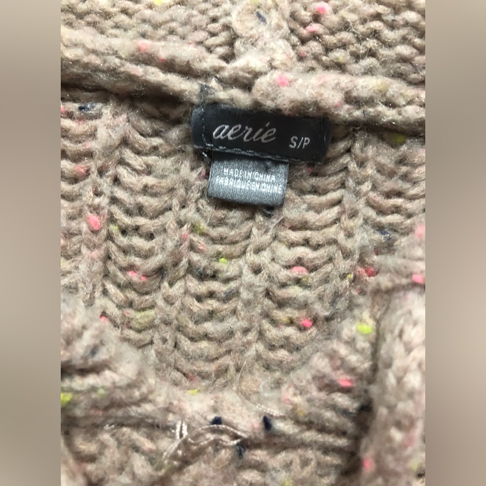 Aerie hooded confetti sweater - Picture 3 of 5